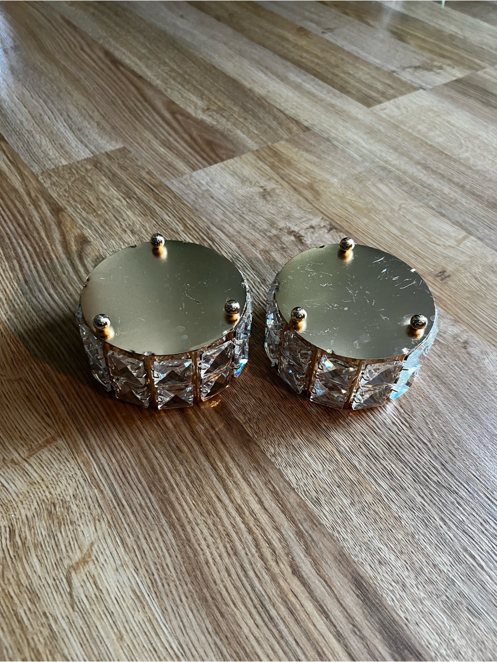 (2) Crystal Candle Holders for Home Decor - Picture 4 of 4
